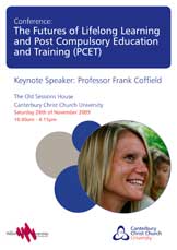 The futures of Lifelong learning and Post Compulsory Education and Training