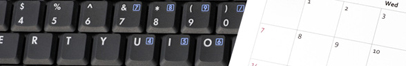 Keyboard banner