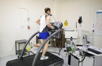 Photo of runner on a treadmill