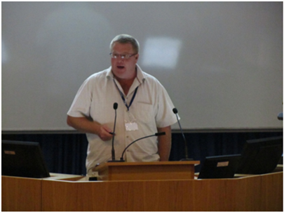 Dr Dan Donoghue giving the opening lecture.