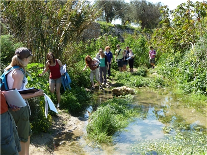 Students of fieldwork in Malta