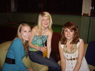 Students at barbeque.