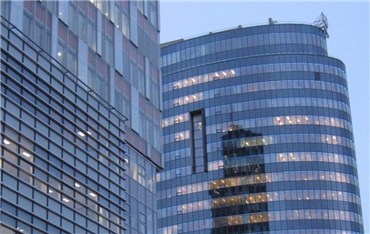 Photo of office block.