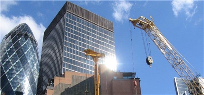 Photo of office block under construction