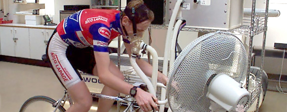 Research into the benefits of cycling in the Sports Science department