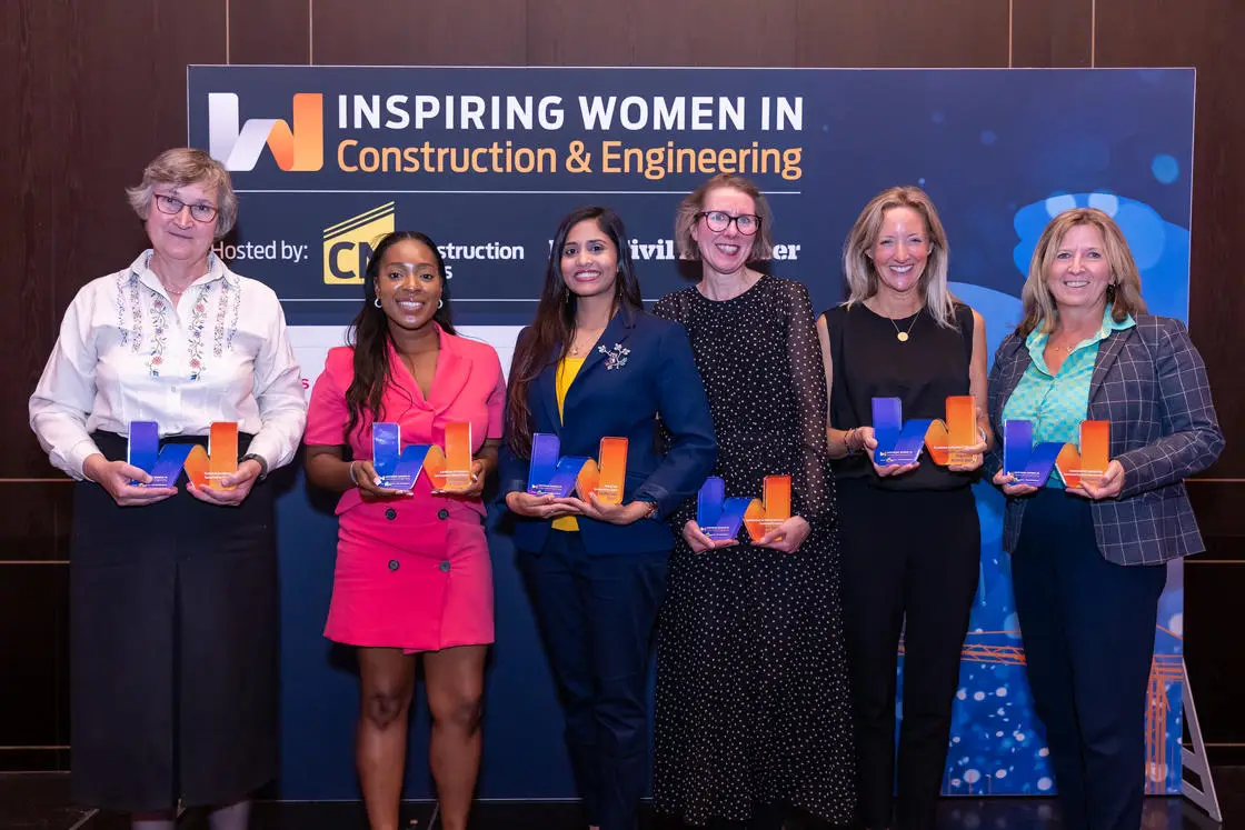 Winners of the Inspiring Women in Construction and Engineering awards
