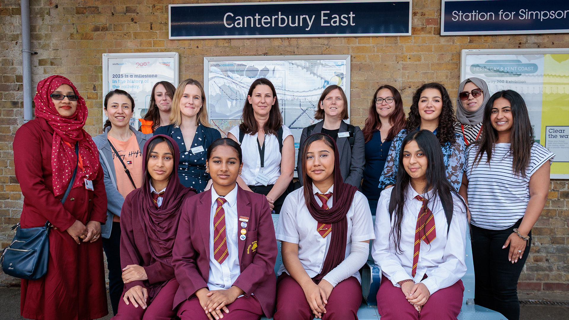 Train networking event inspires next generation of women engineers | CCCU