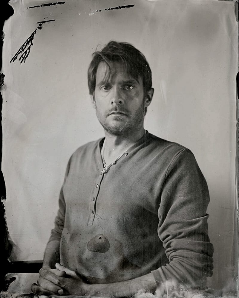 black and white portrait of Rob Ball