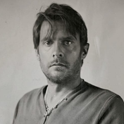 black and white portrait of Rob Ball