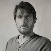 black and white portrait of Rob Ball