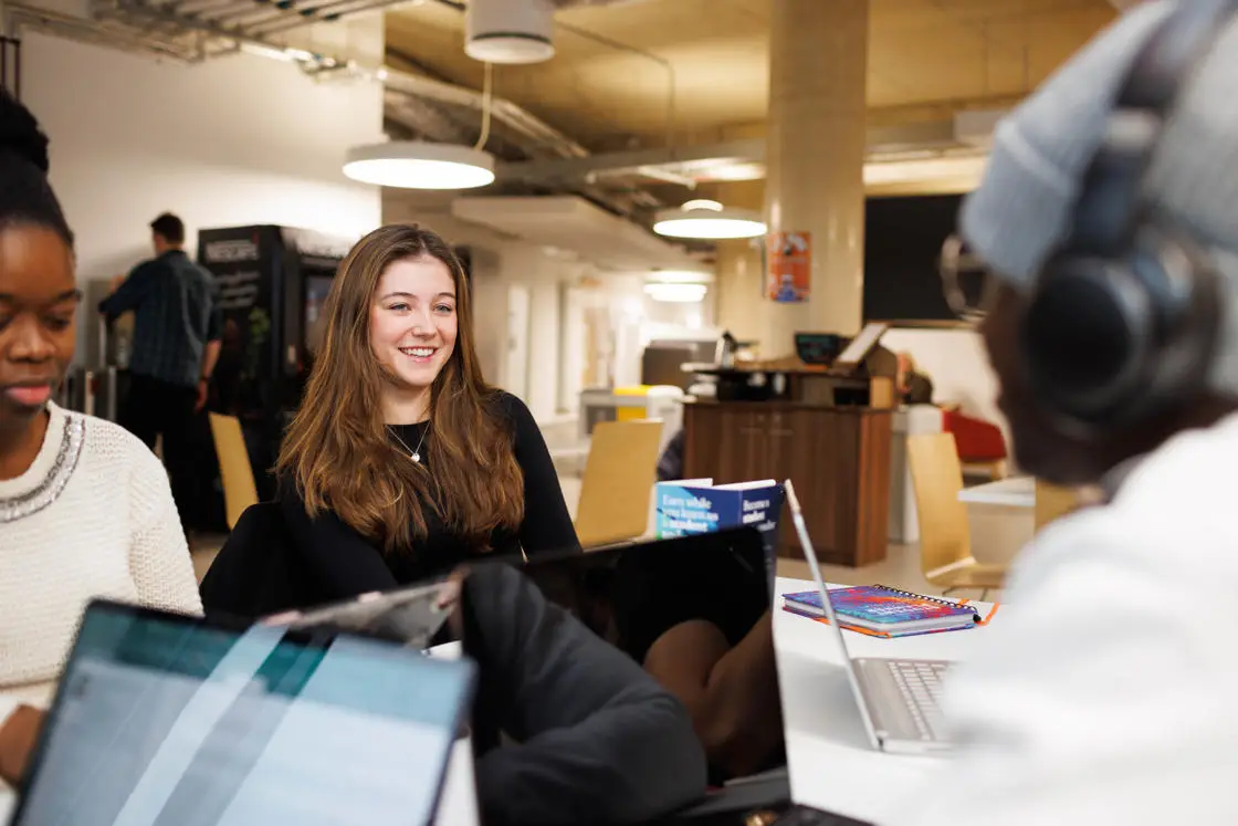 Students study group Verena