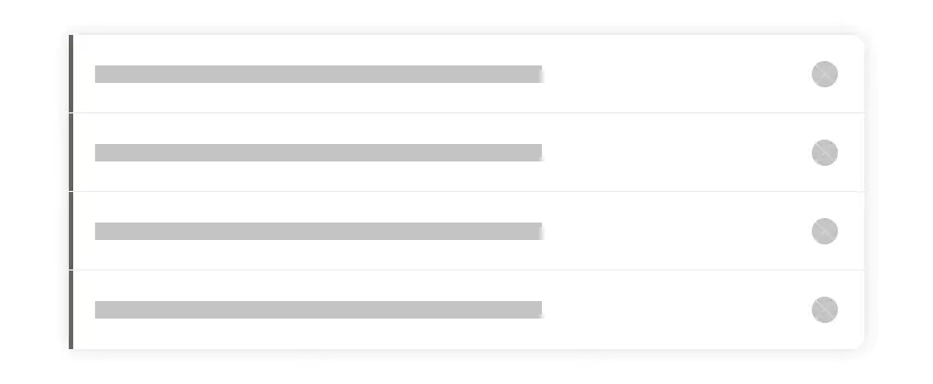 Styled link list component