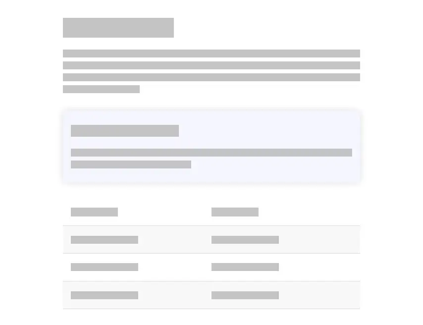 Text example wireframe