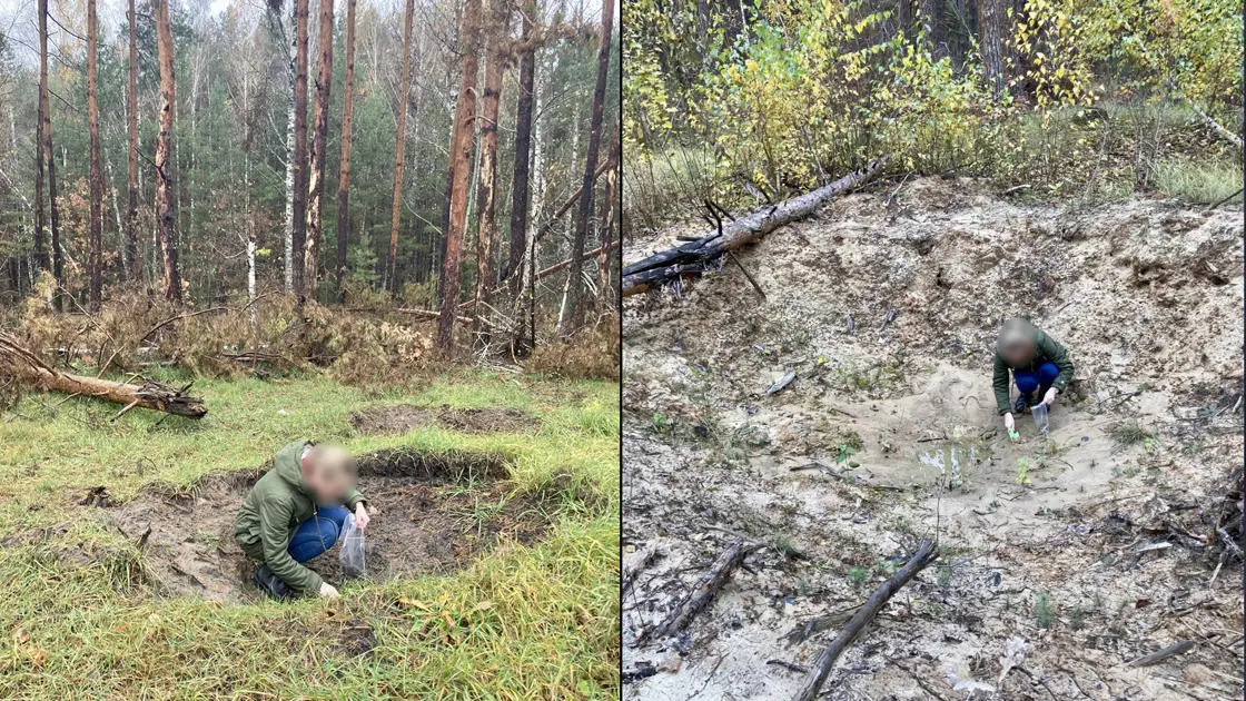 Naomi is working with academic colleagues in Ukraine to examine soil that has been damaged from Russian artillery. 