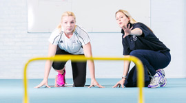 CCCU Sport Coaching Science - female hurdler thumbnail